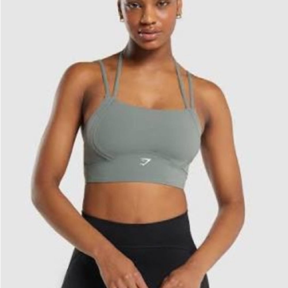 Gymshark halterneck crop cami